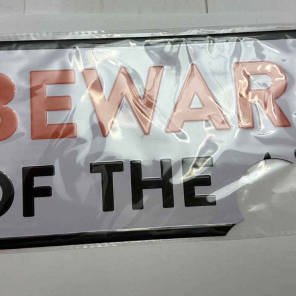 Design Group Halloween Themed 'Beware' Metal Sign